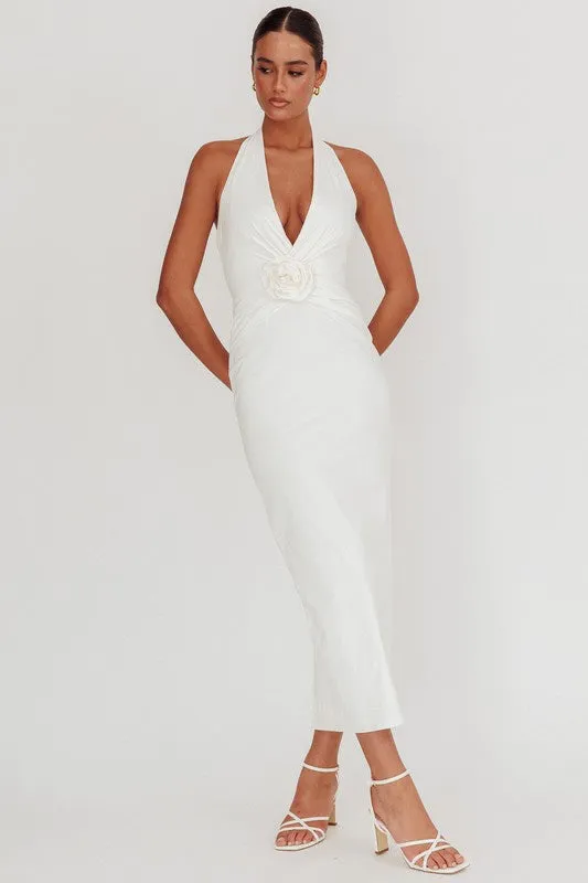 Maivis V-Neck Maxi Dress