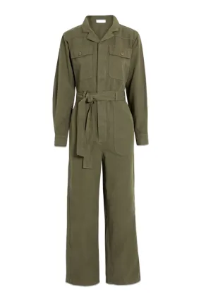 Mel Cotton And Linen-Blend Twill Jumpsuit