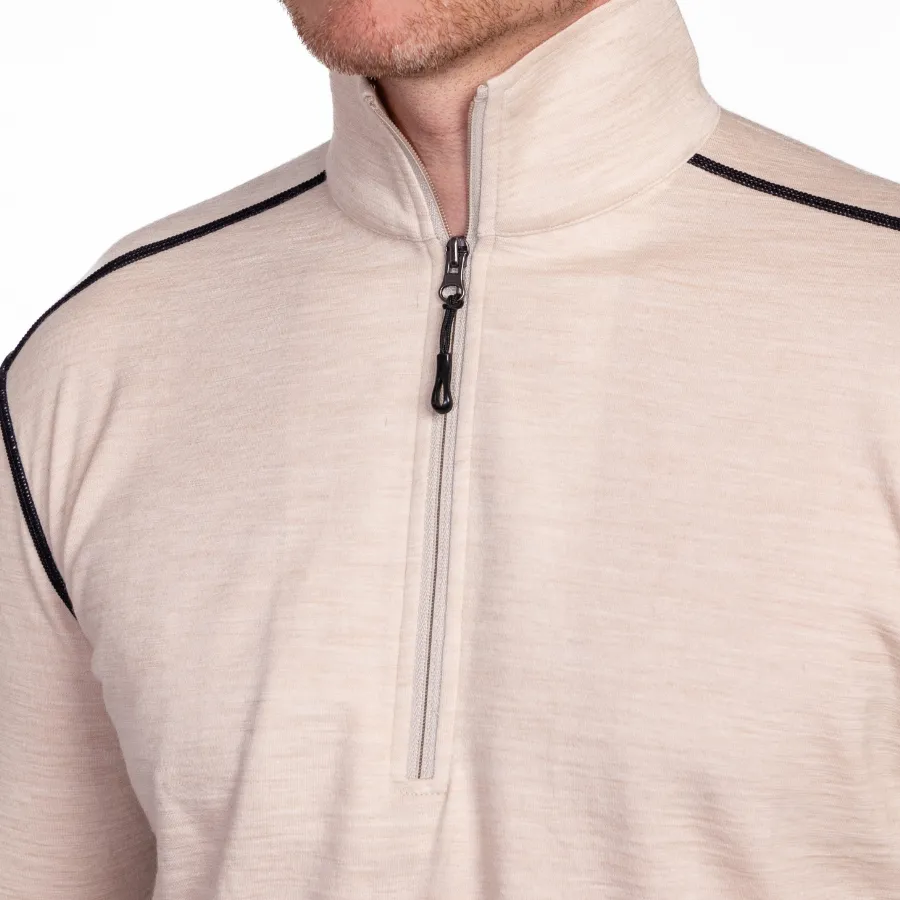 Men's Alpaca Base Layer Quarter Zip