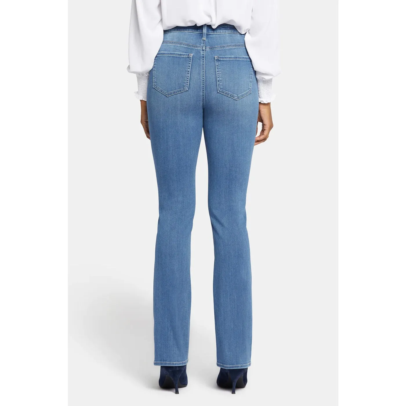 Mid Blue Slim Bootcut Jeans