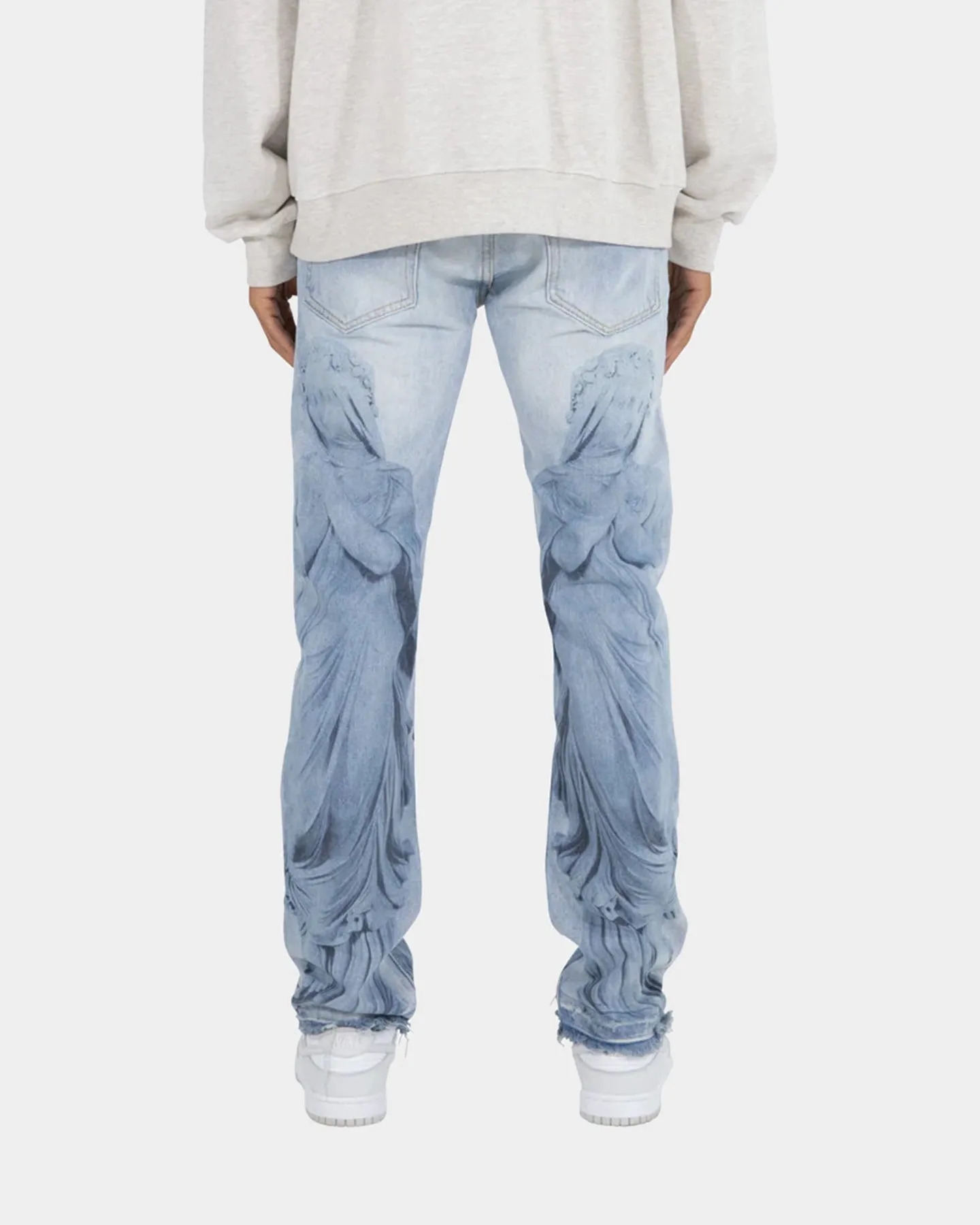 MNML D206 Overlay Denim Jeans Blue