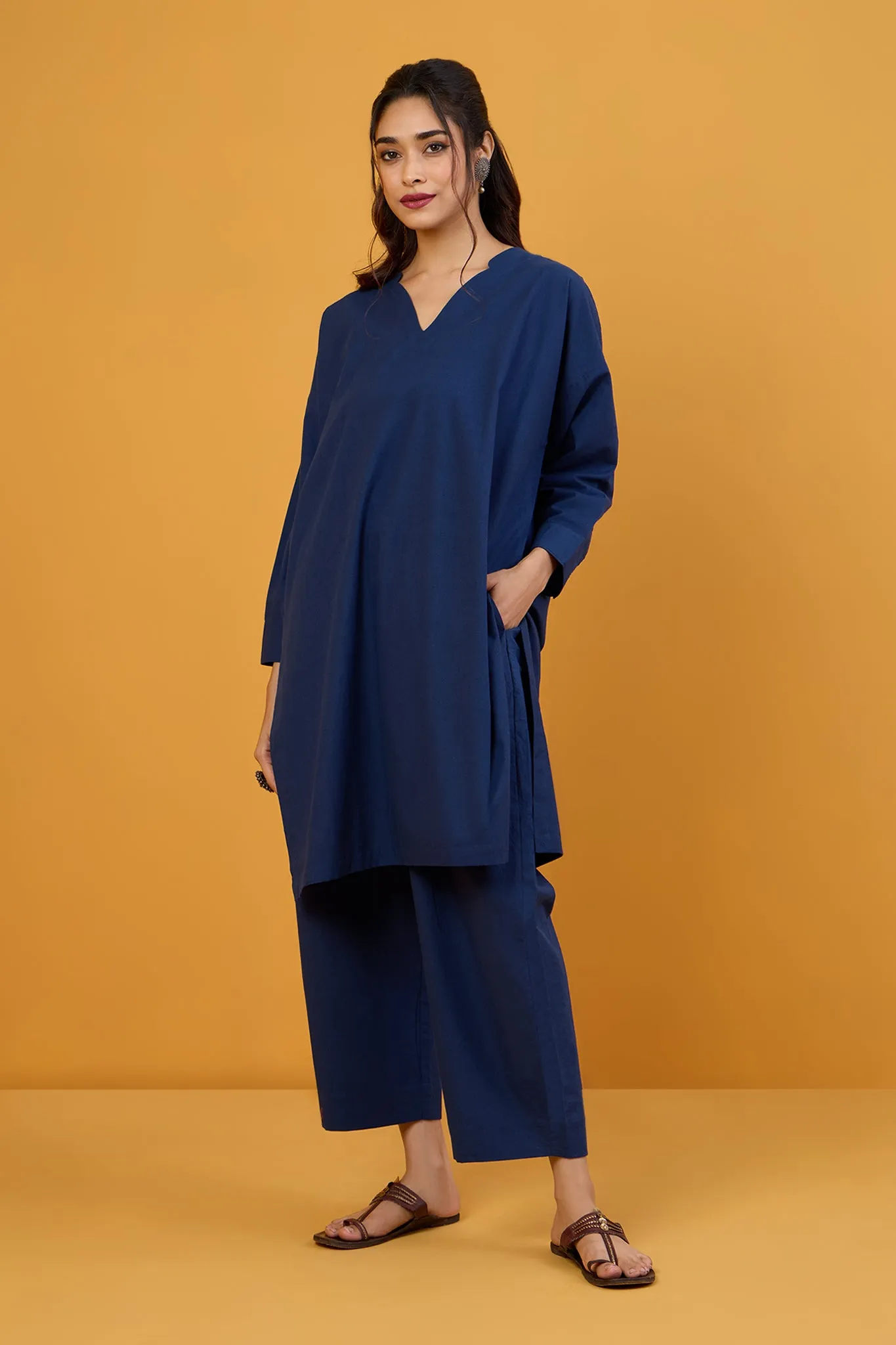 Nebula Night Blue Leisure Tunic