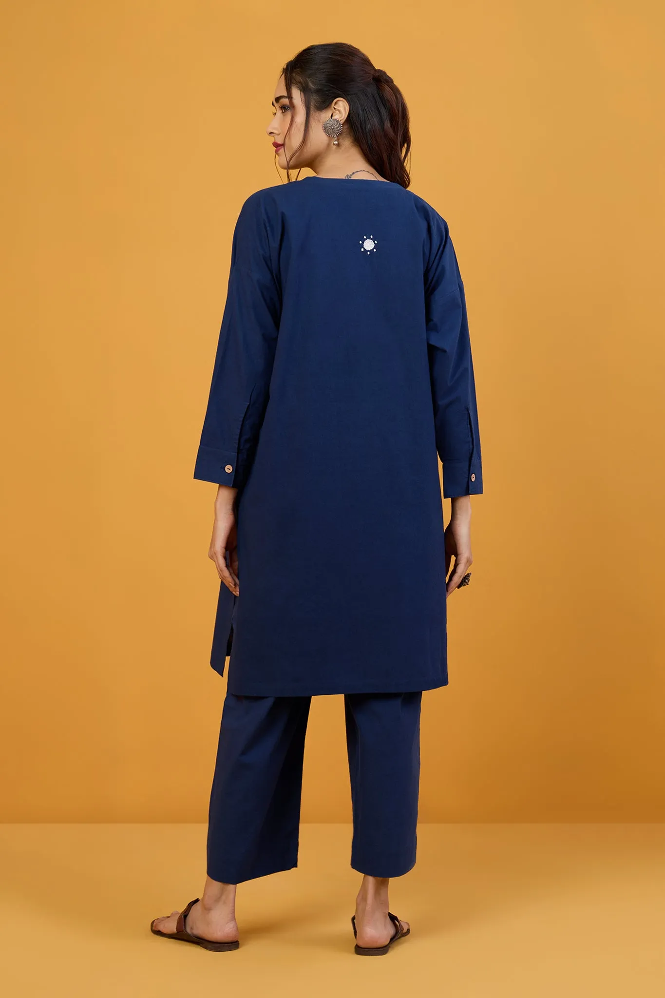 Nebula Night Blue Leisure Tunic