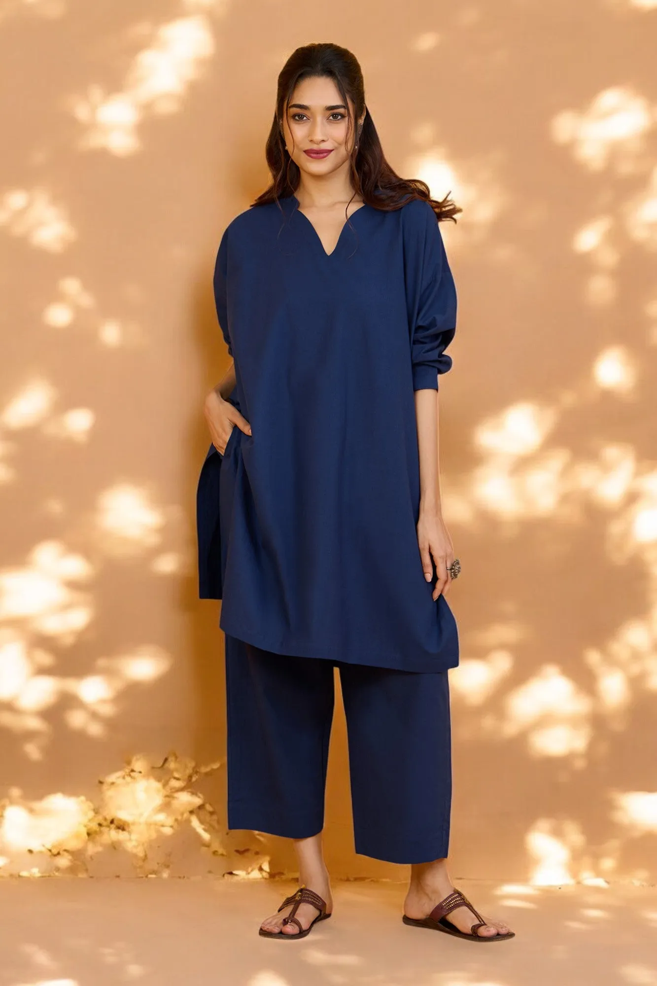 Nebula Night Blue Leisure Tunic