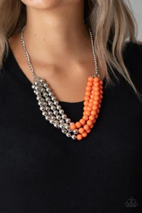 Necklace Layer After Layer - Orange N136