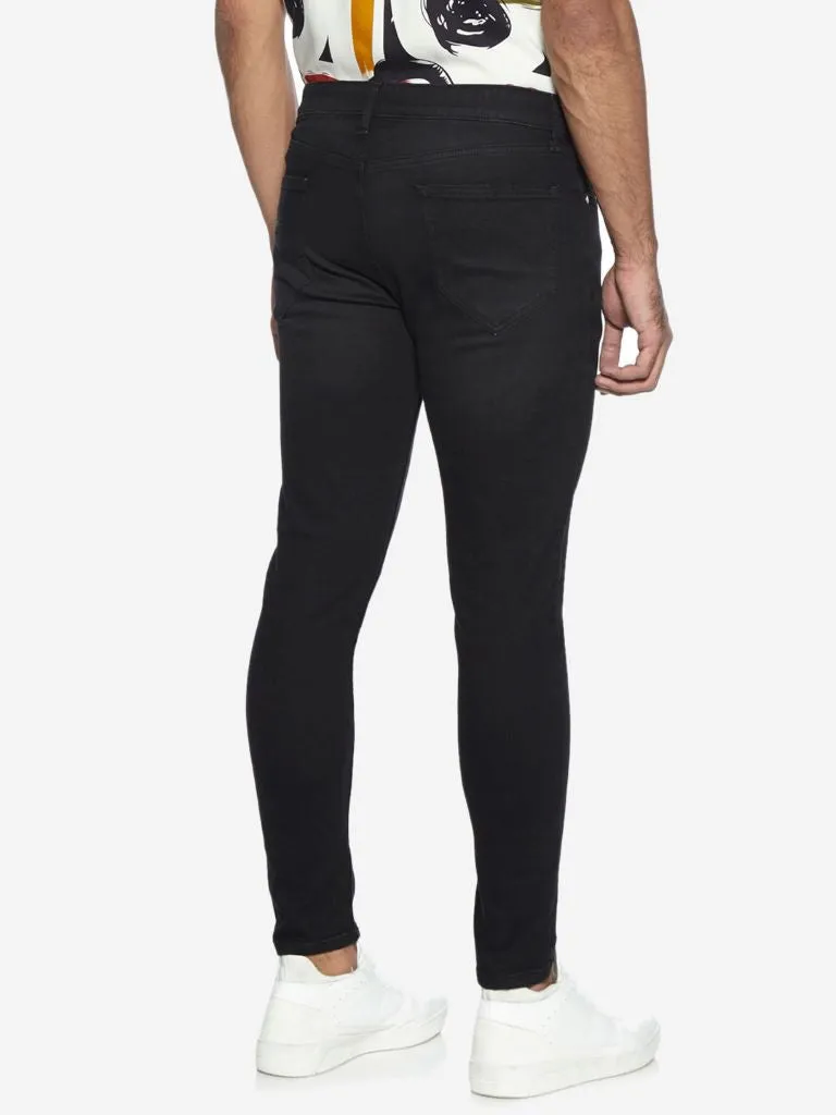 Nuon Black Slim - Fit Mid - Rise Jeans