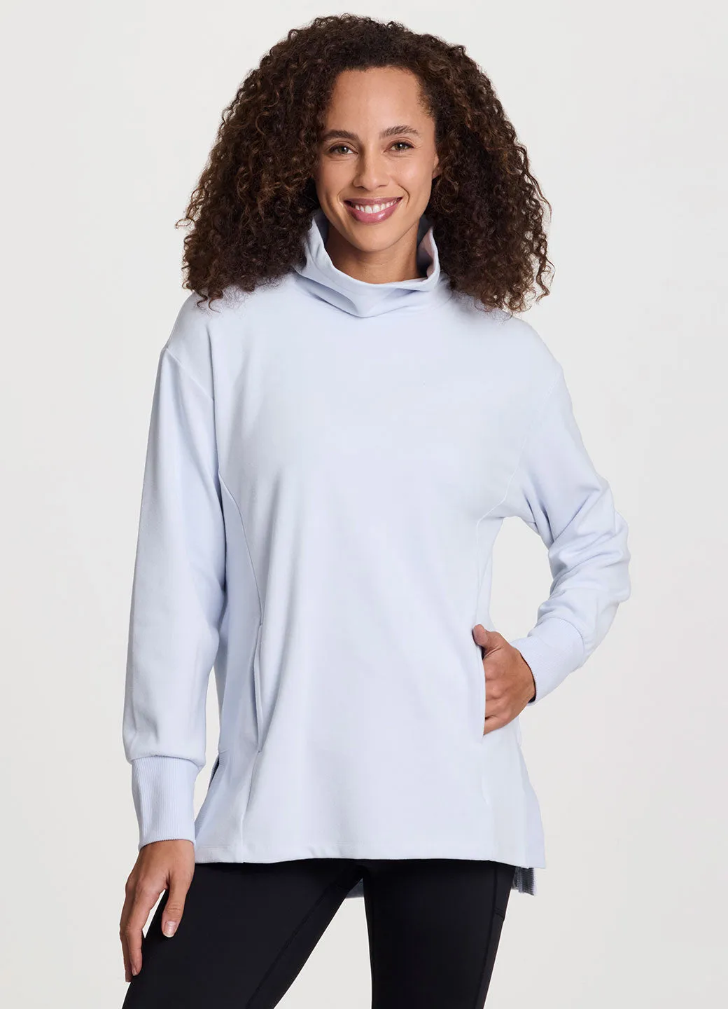 Oliver Relaxed Mock Neck Tunic