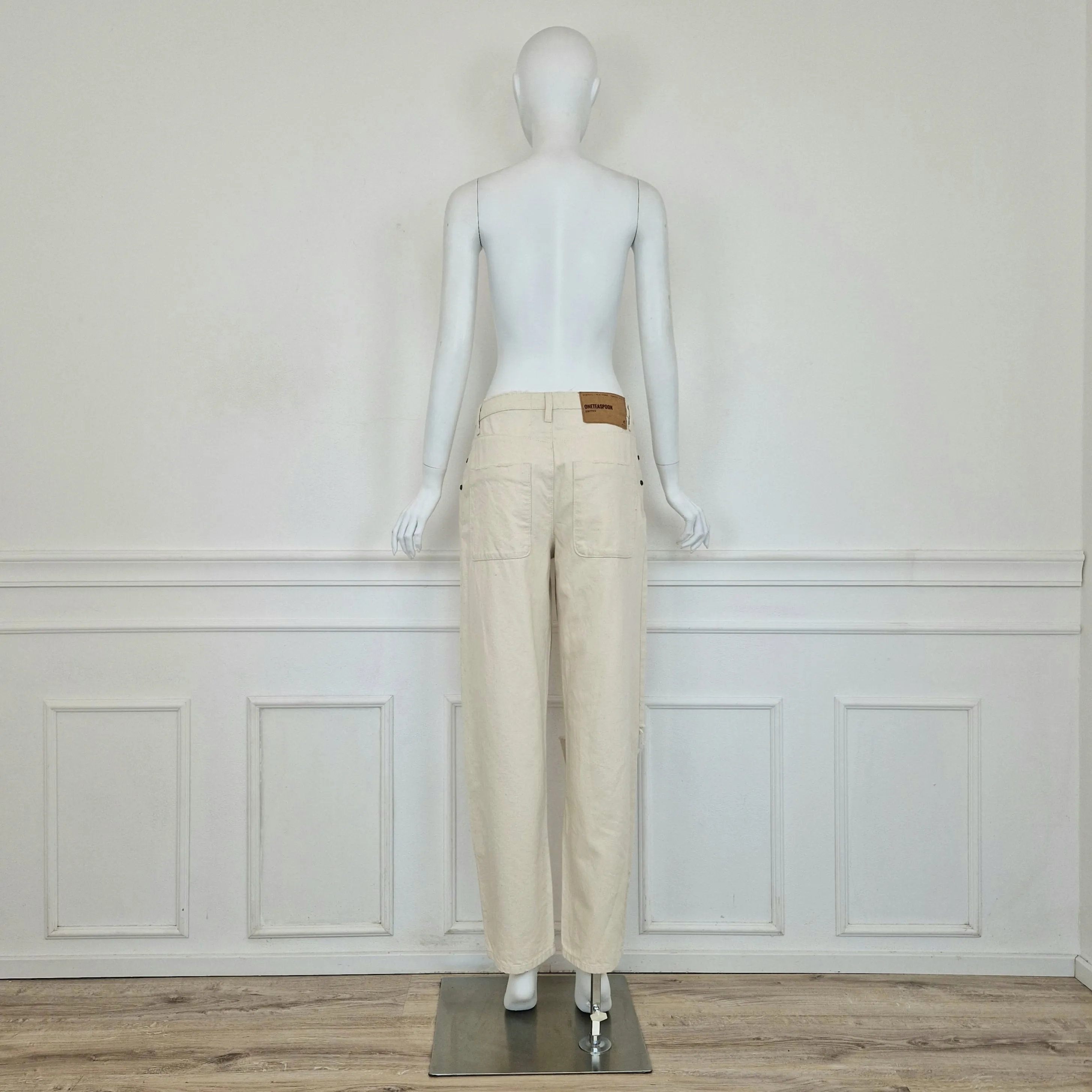 Oneteaspoon | Jeans bianco panna