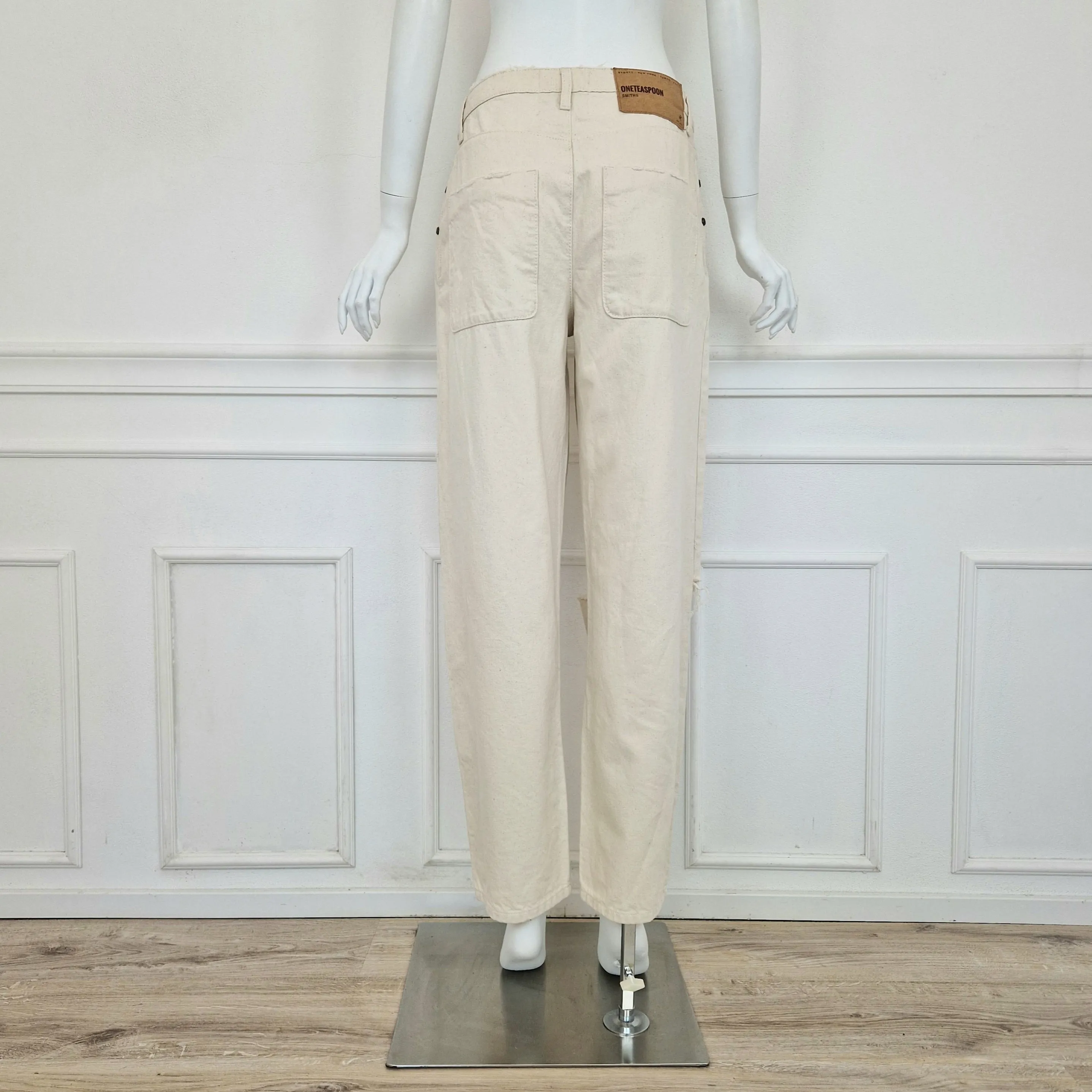 Oneteaspoon | Jeans bianco panna