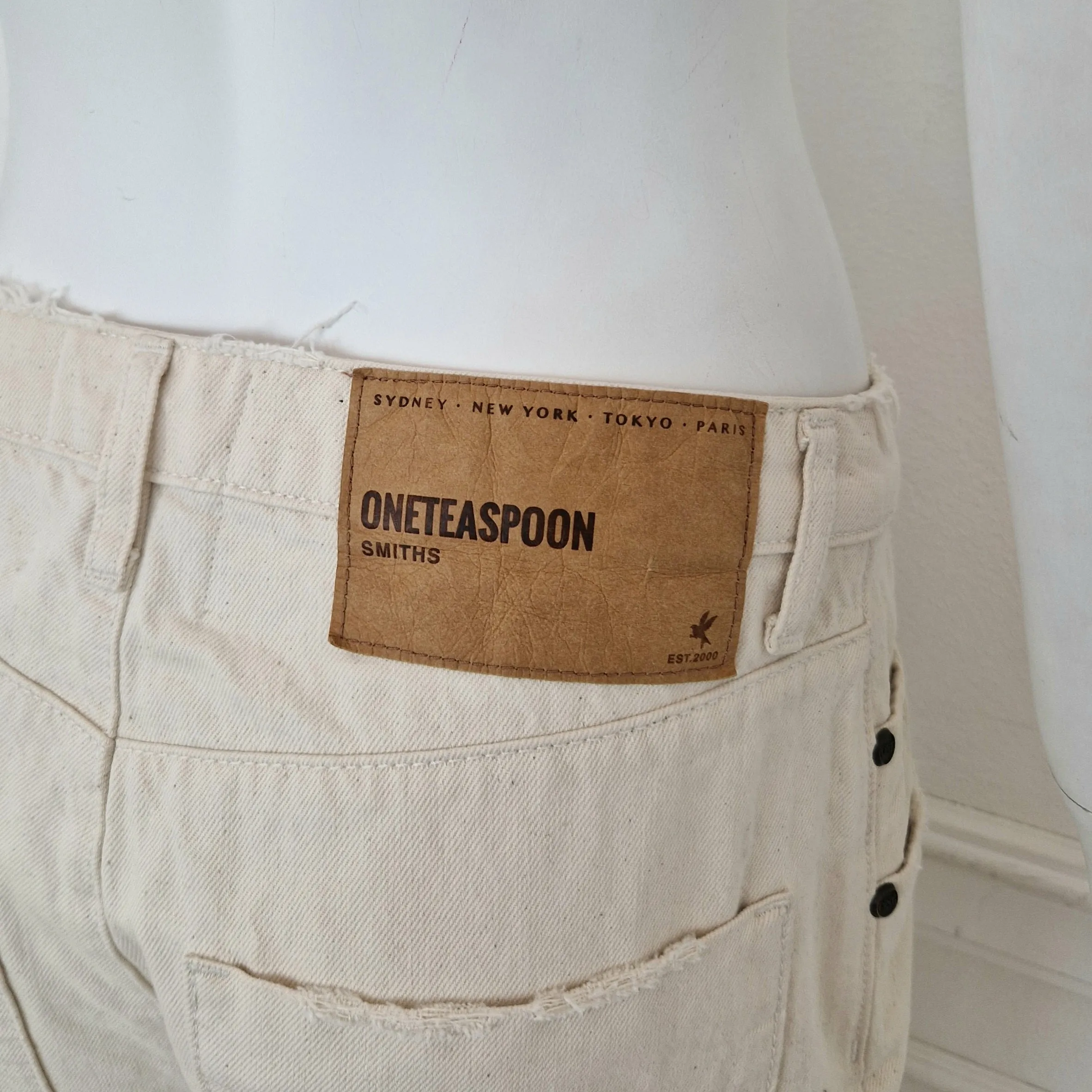 Oneteaspoon | Jeans bianco panna