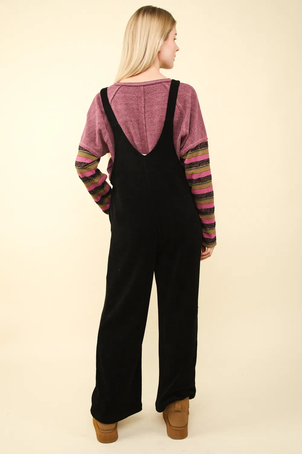 Overalls - Corduroy - Black