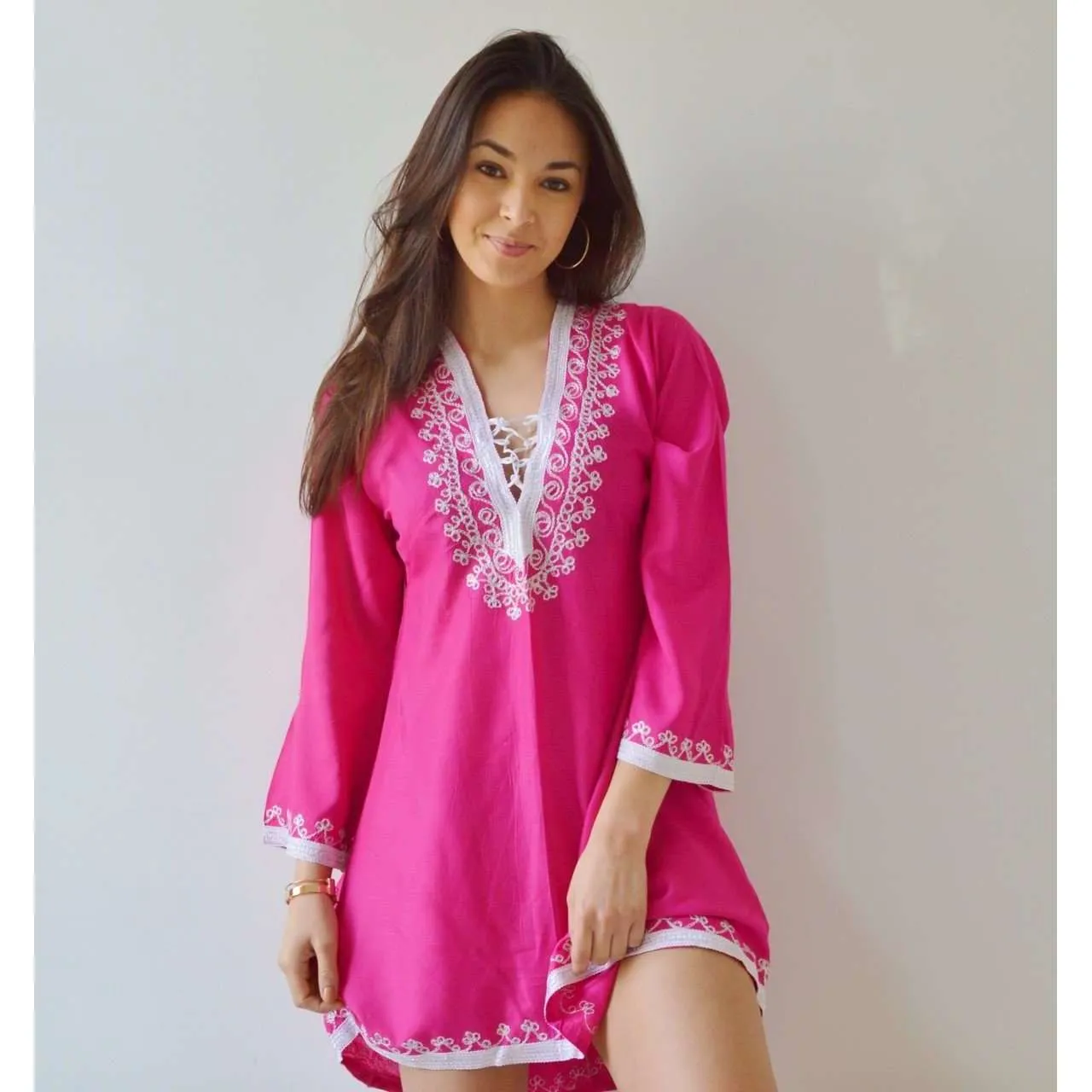 Pink Traditional Marrakech Tunic