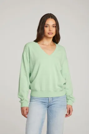 Poppy Quiet Green Pullover