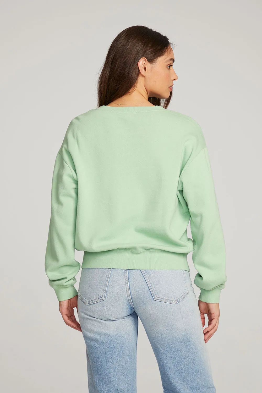 Poppy Quiet Green Pullover