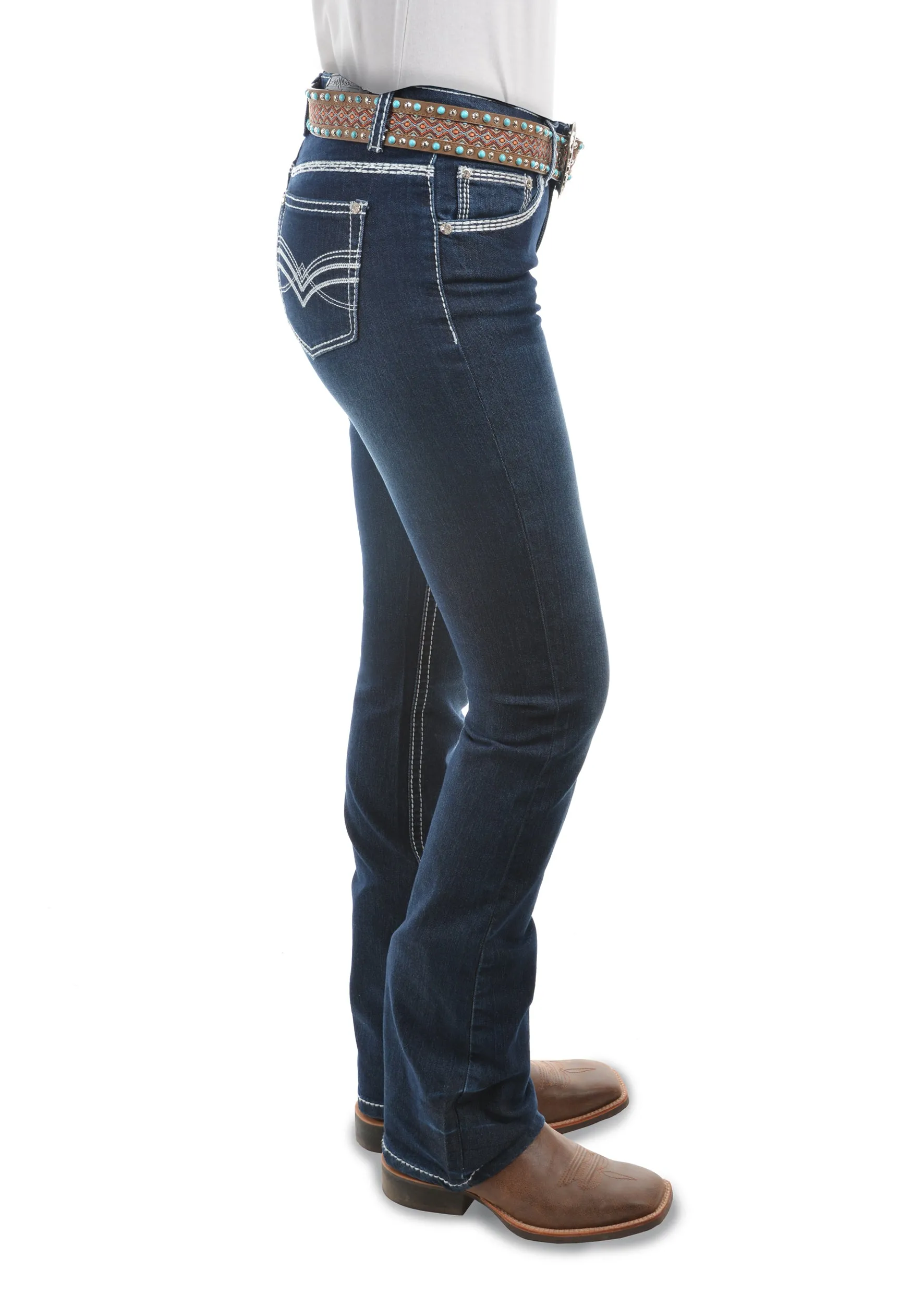 Pure Western Ladies Hannah Boot Cut Jean - 32" Leg - PCP2211119