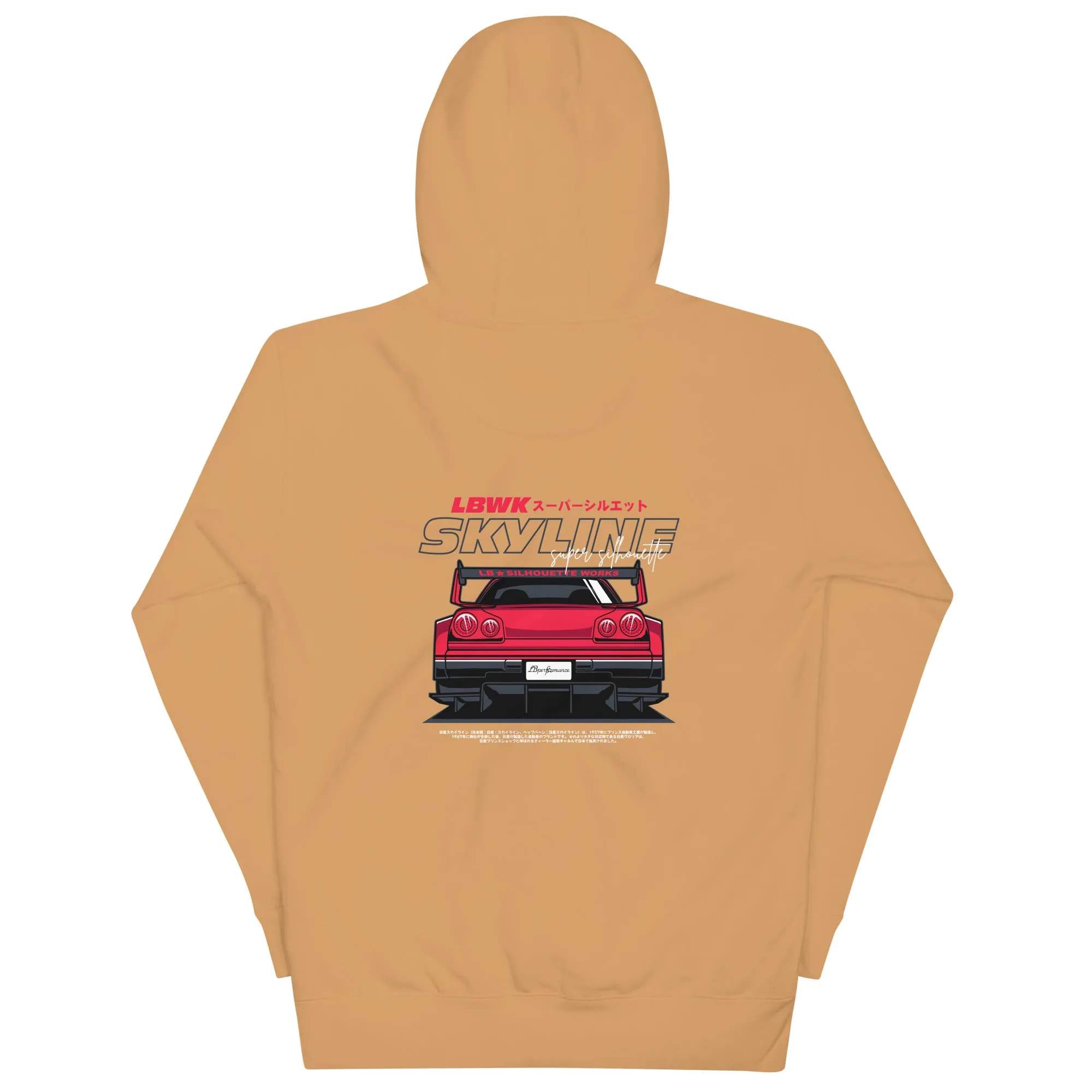 R34 LBWK Premium Car Culture Hoodie