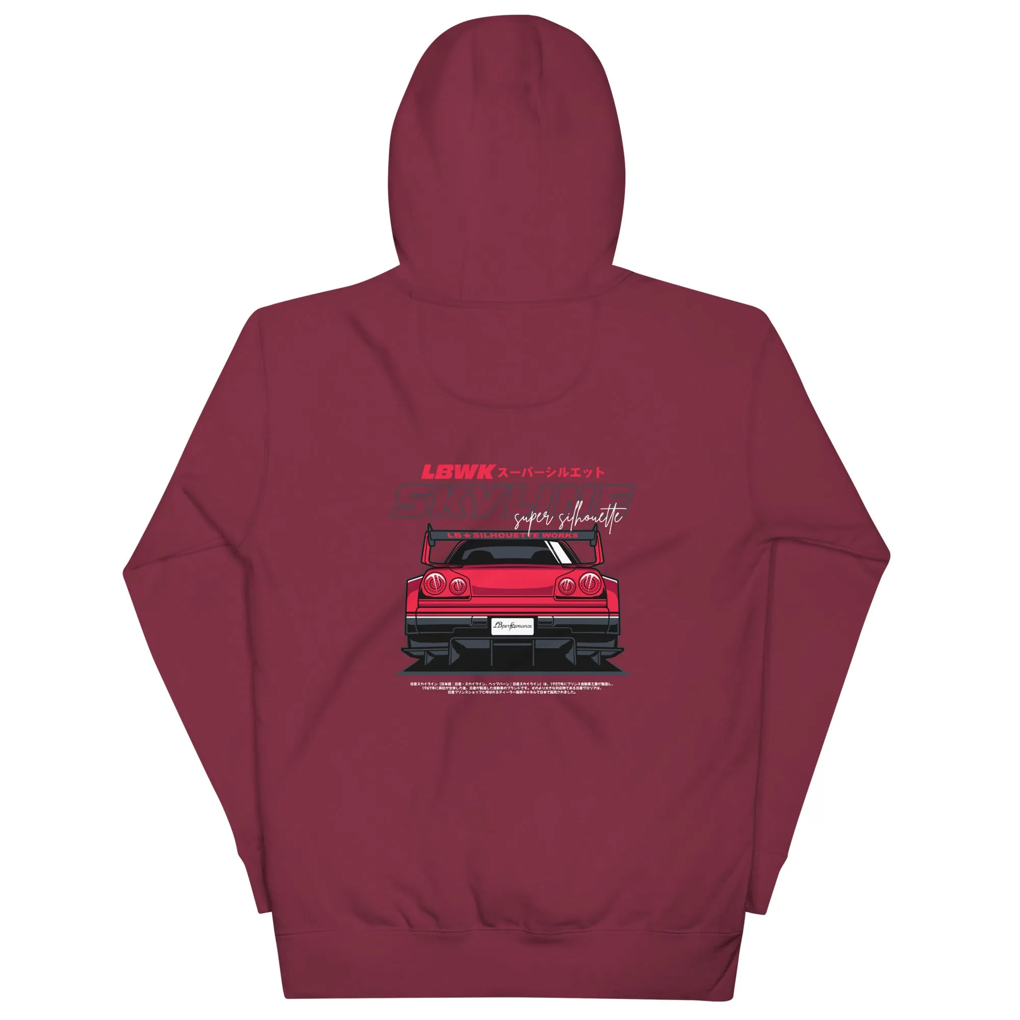 R34 LBWK Premium Car Culture Hoodie