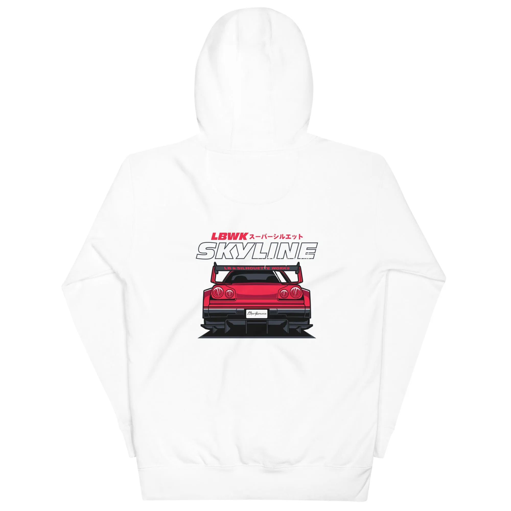 R34 LBWK Premium Car Culture Hoodie