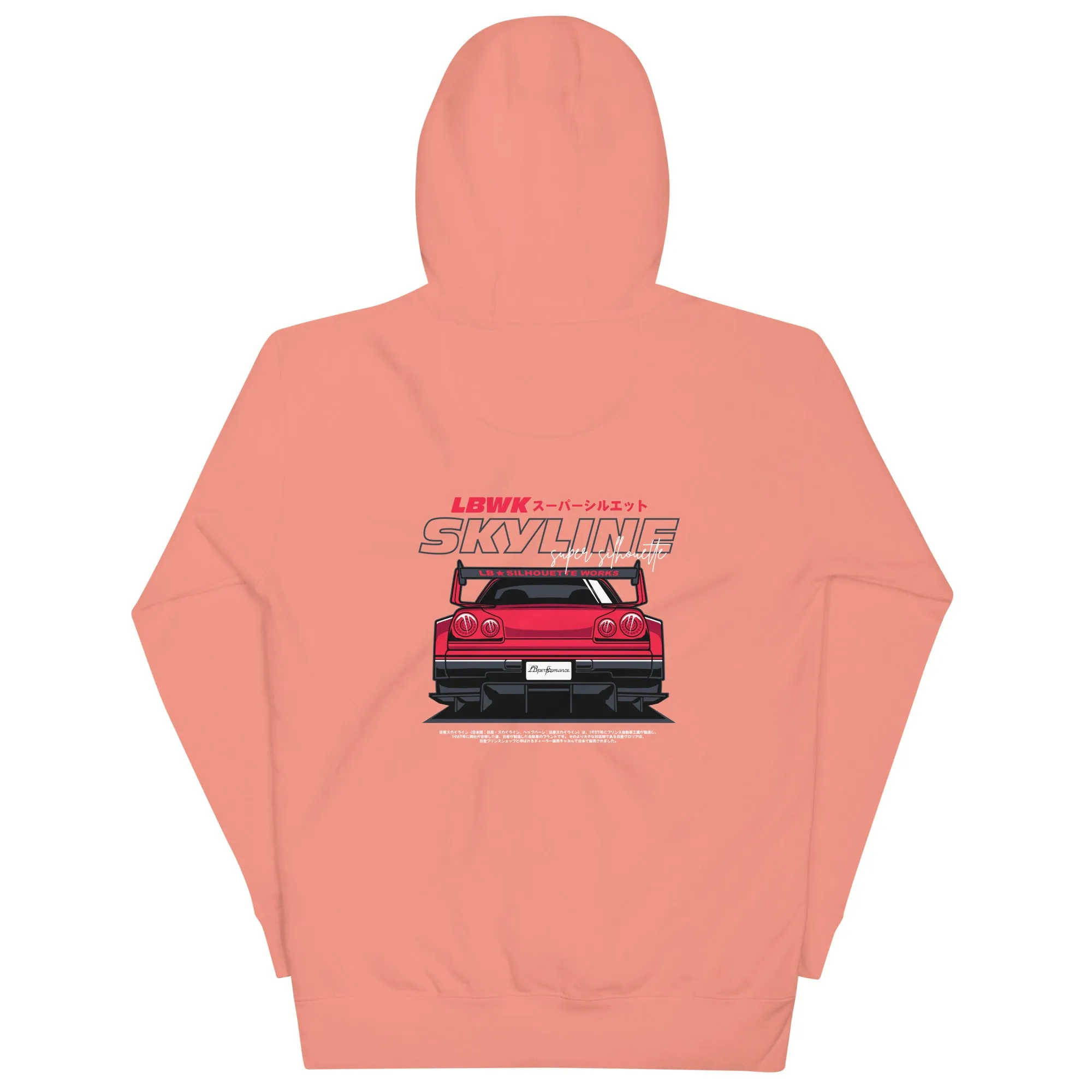 R34 LBWK Premium Car Culture Hoodie