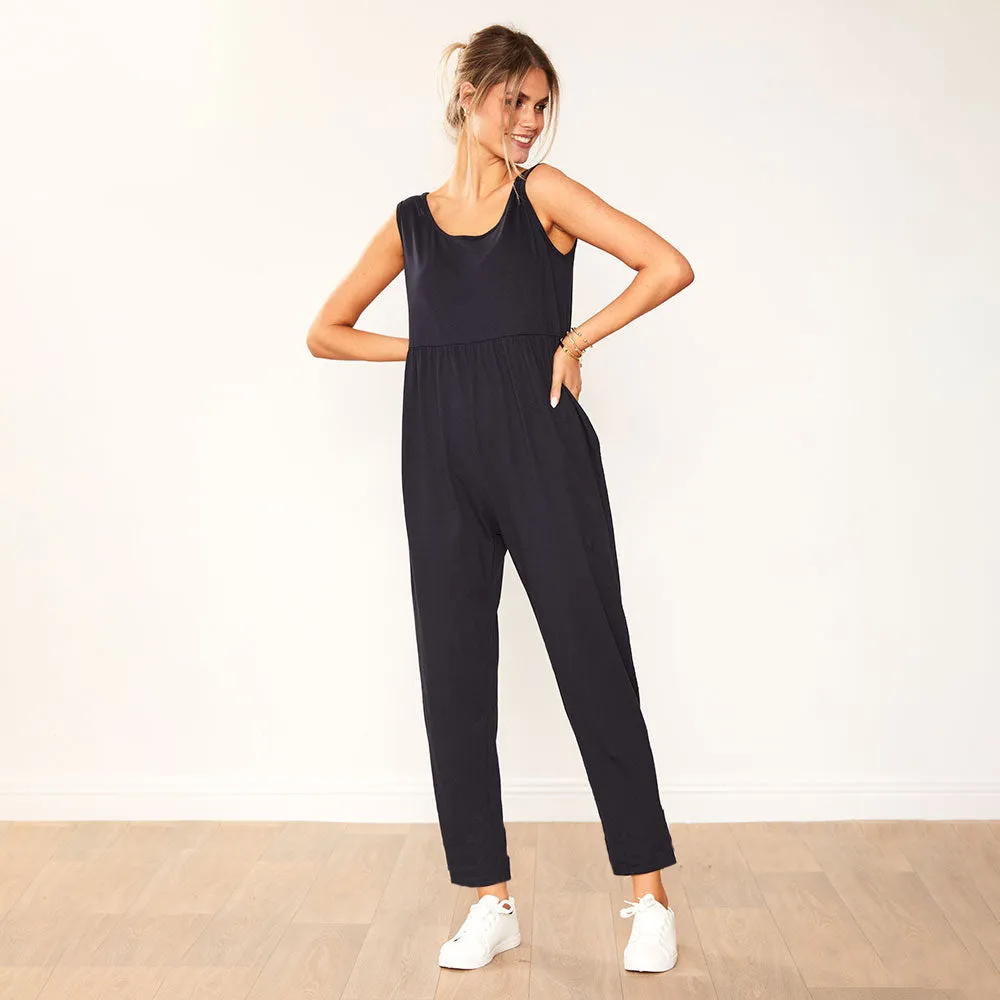 Reggie Jumpsuit (Navy)