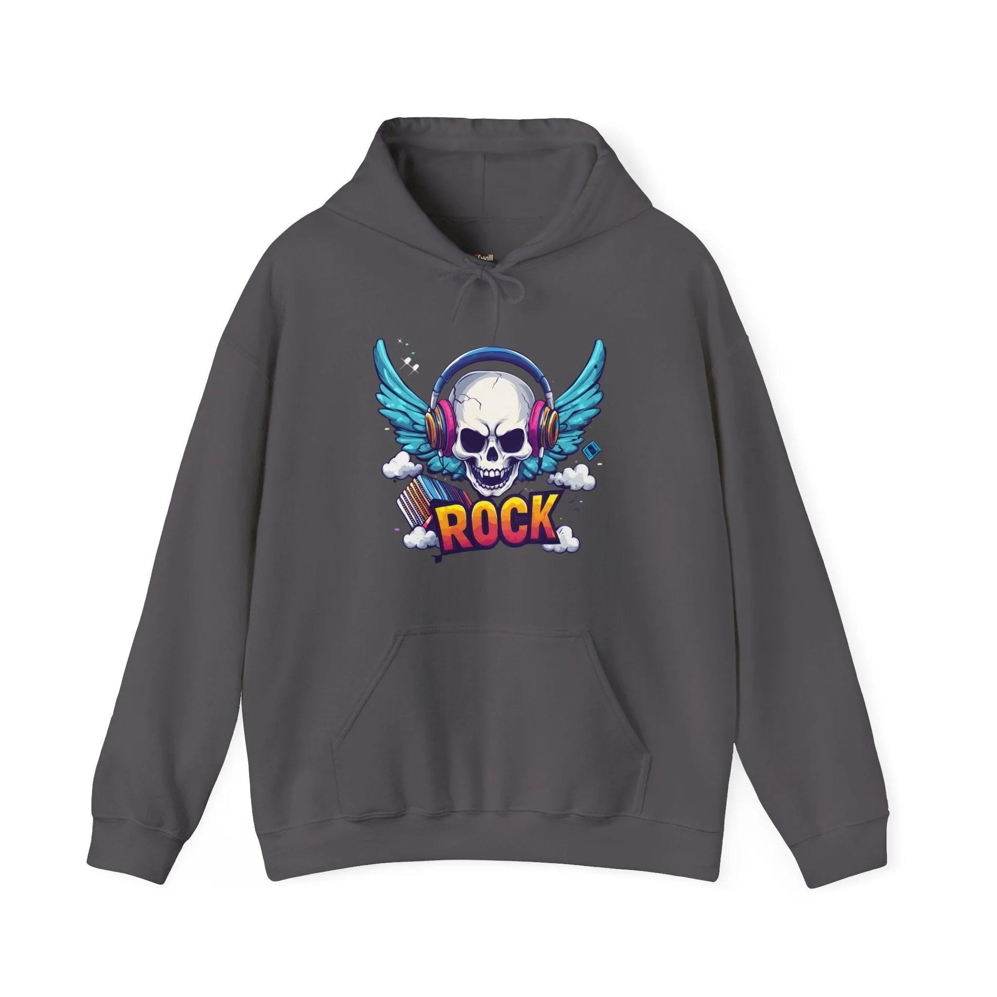 Rock Winged Skull Hoodie