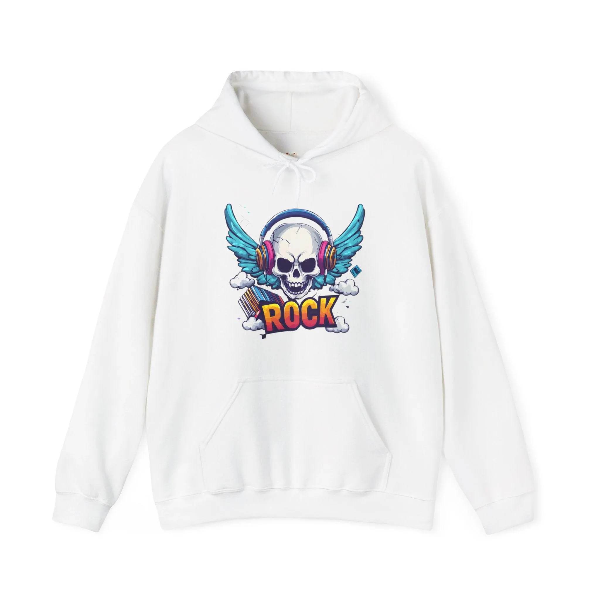 Rock Winged Skull Hoodie