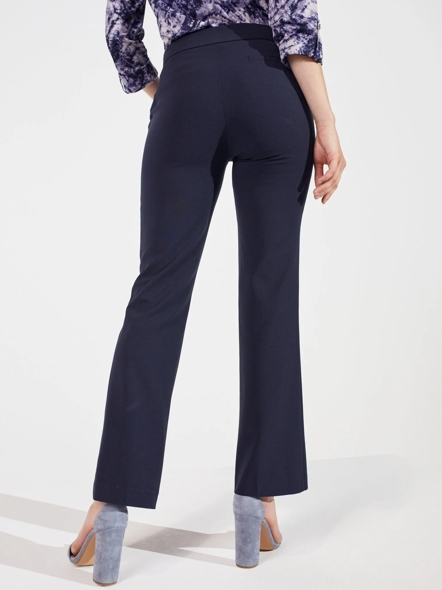 Roz & Ali Secret Agent Slight Bootcut Pants - Petite