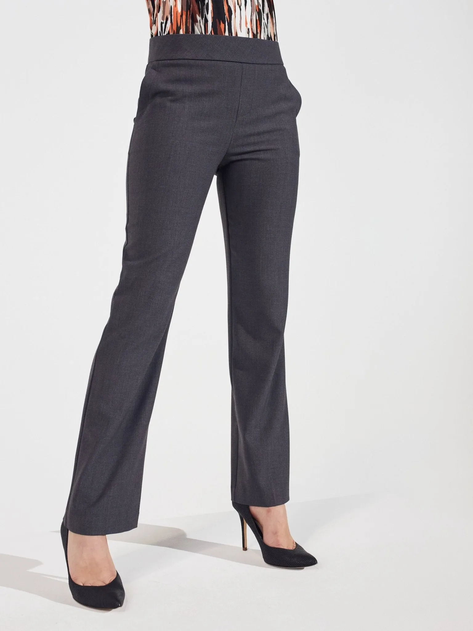 Roz & Ali Secret Agent Slight Bootcut Pants - Petite