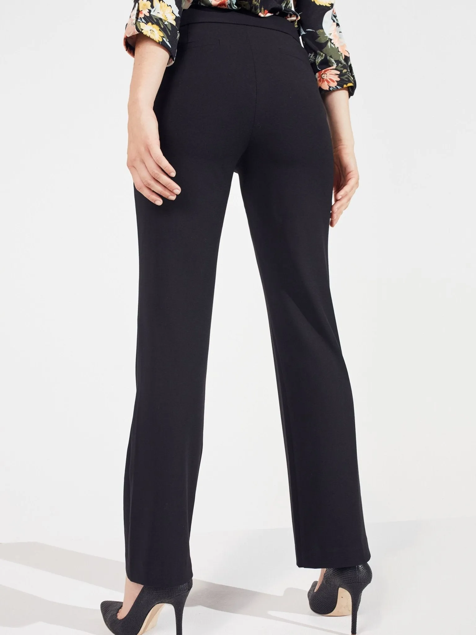 Roz & Ali Secret Agent Slight Bootcut Pants - Petite