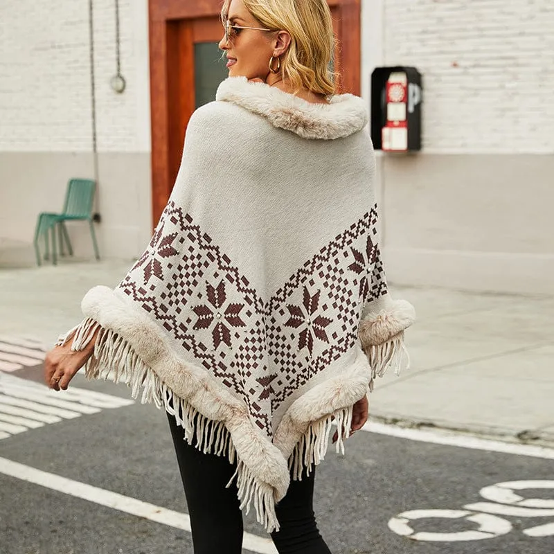 Sapphira Poncho Sweater