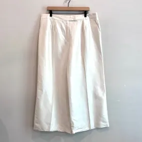 Satin Wide Leg Crop Pants