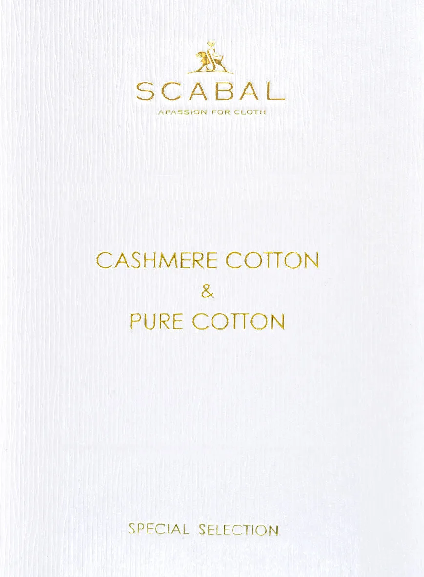 Scabal Red Cotton Stretch Pants