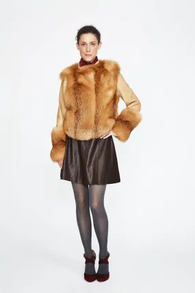 Selene Red Fox Fur Jacket