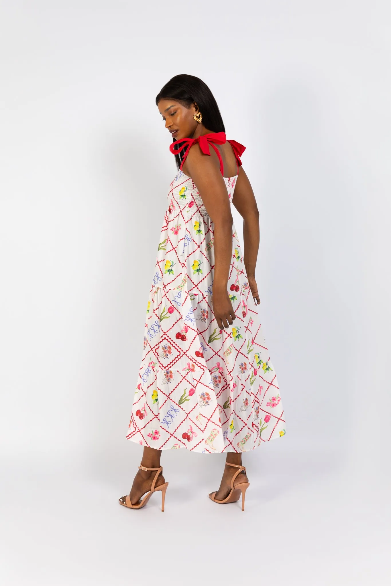 She Creates Stories - Bows and Boots Maxi Dress