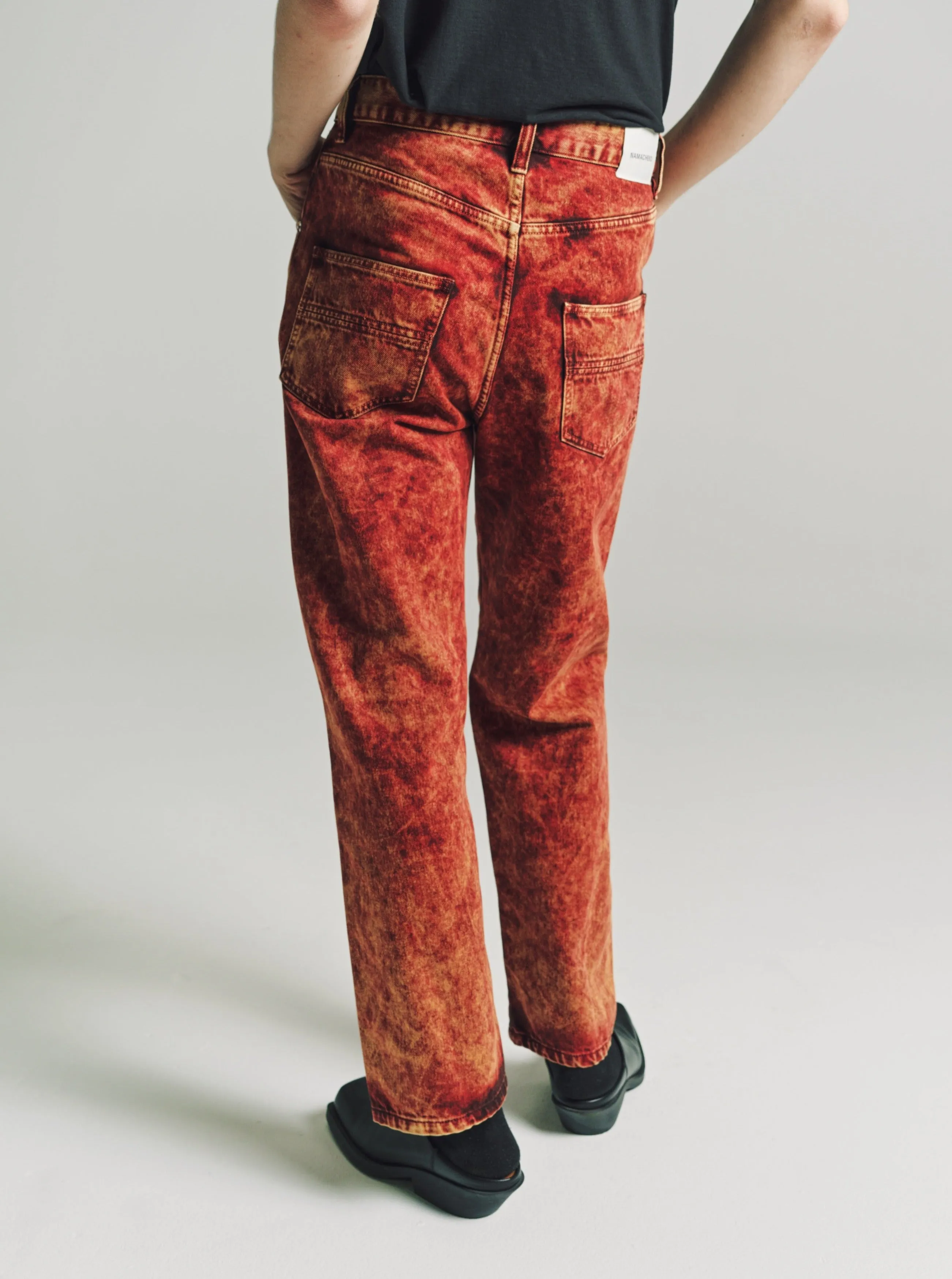 Sky Magic Umber & Frosted Orange Warkworth Denim Jeans