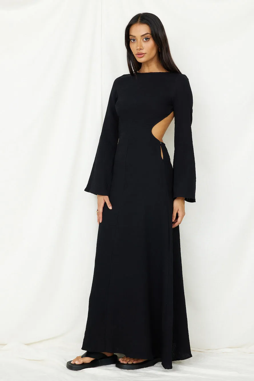 SNDYS Dahlia Maxi Dress Black