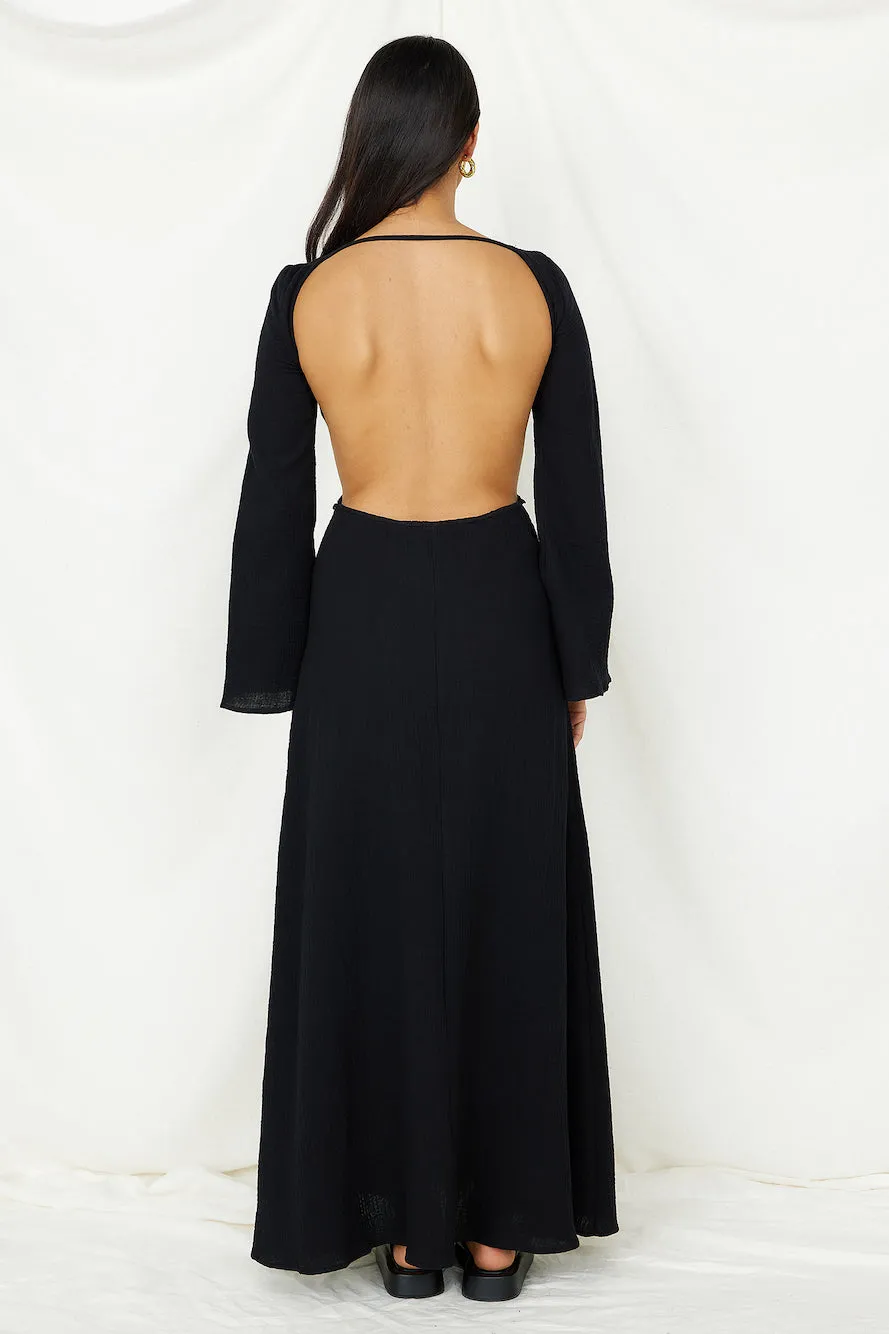 SNDYS Dahlia Maxi Dress Black