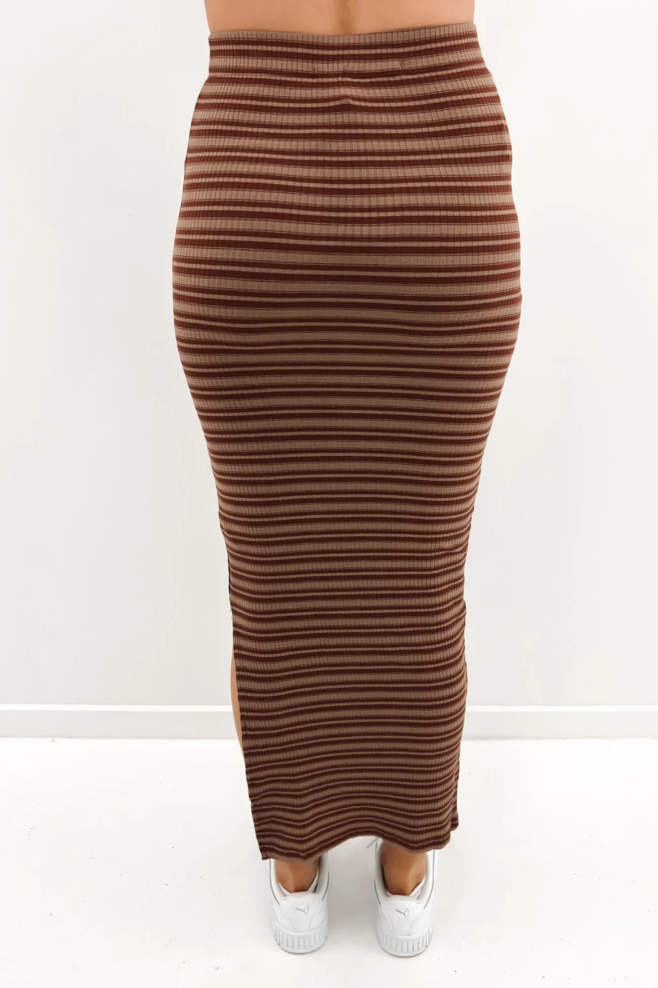 Suki Midi Skirt Stripe