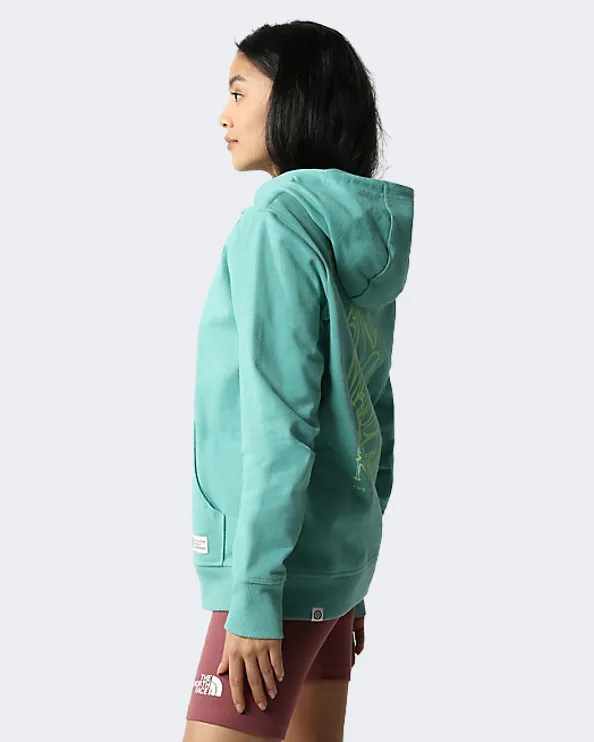 The North Face Regrind Pullover Women Lifestyle Hoody Wasabi Nf0A7X2Q-6R7