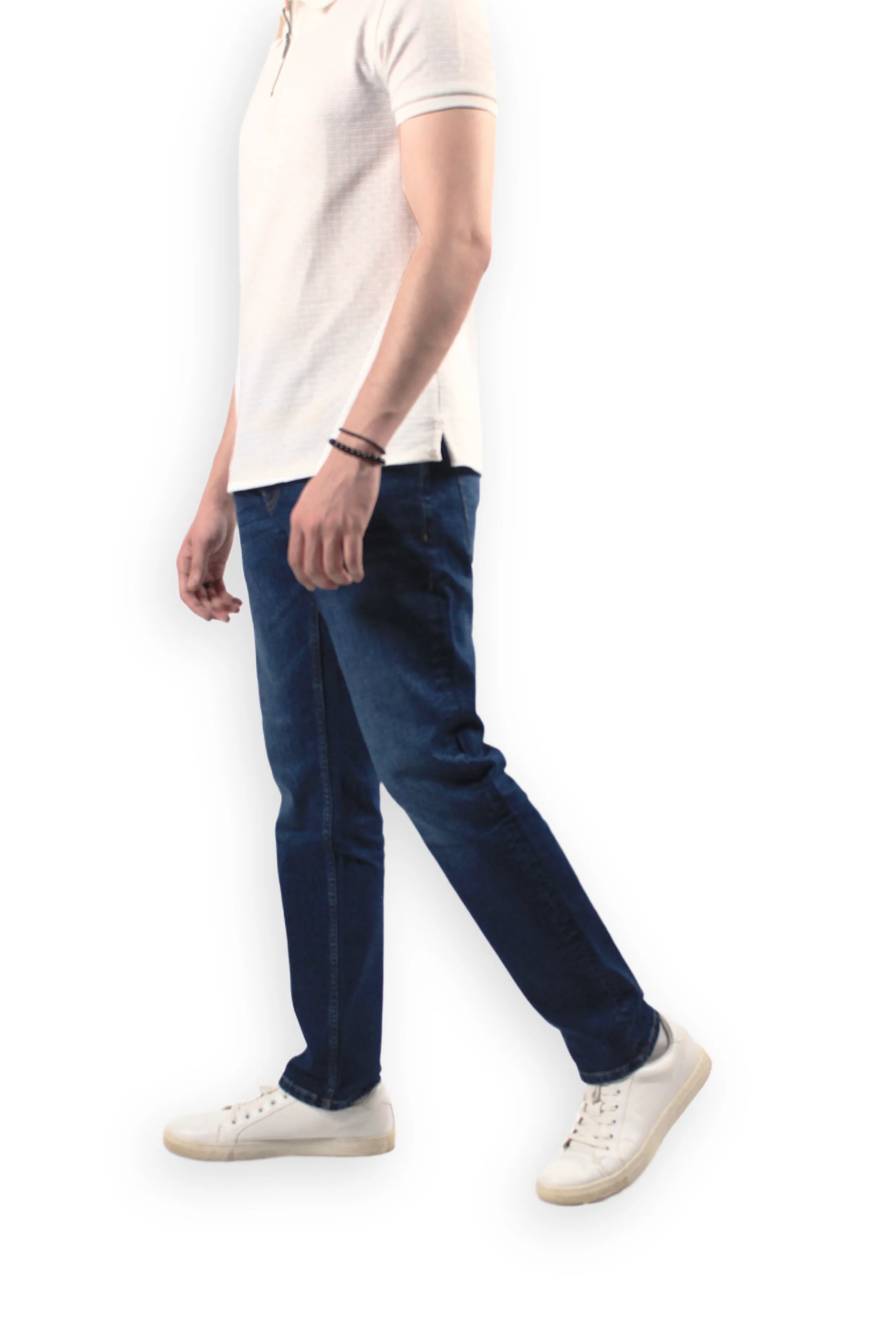 ThirdWorld® Slim Fit Jeans - Men's Classic Blue Denim - Stylish All-Day Wear - Sleek Fit - Classic Blue