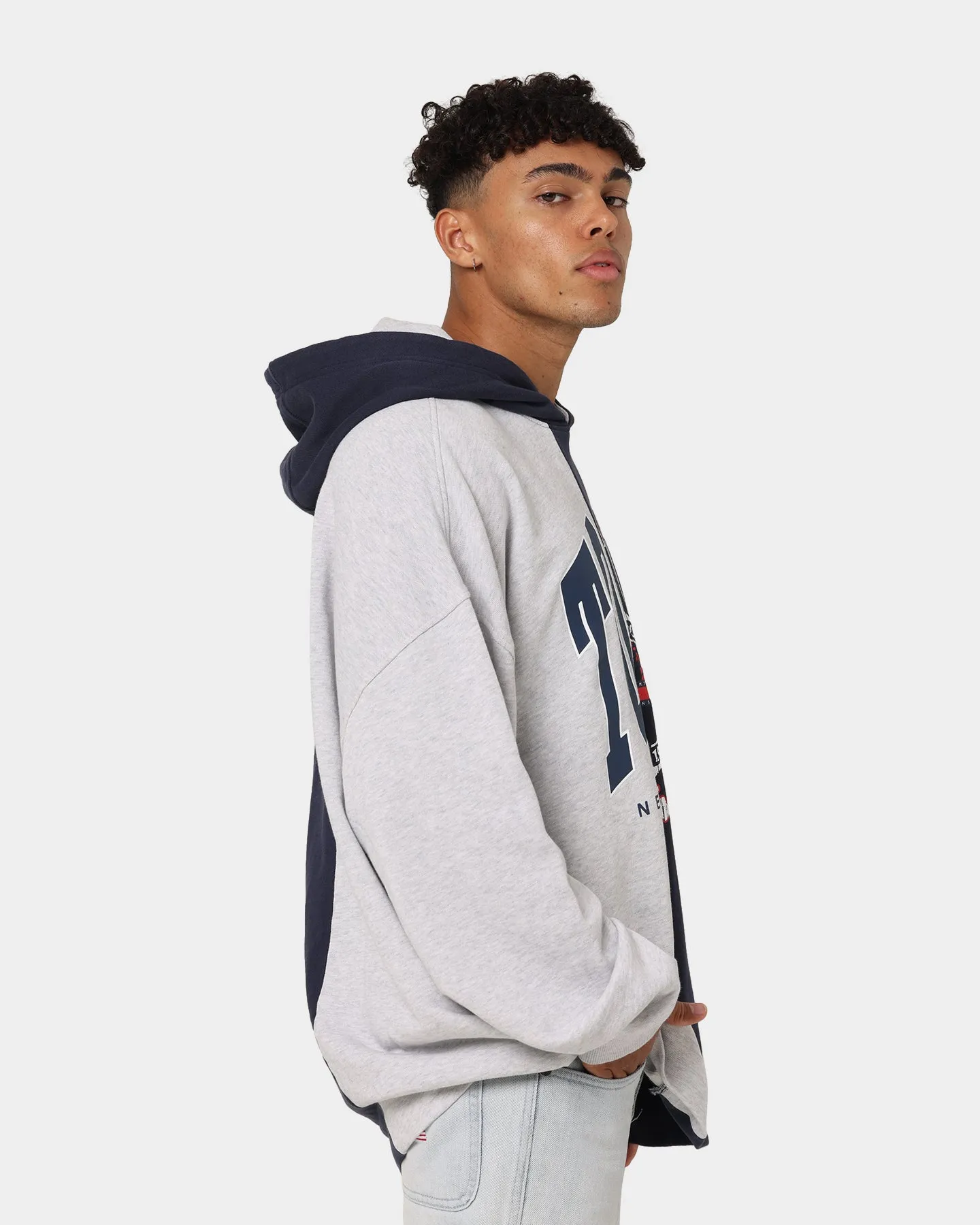 Tommy Jeans Archive Cut And Sew Hoodie Twilight Navy