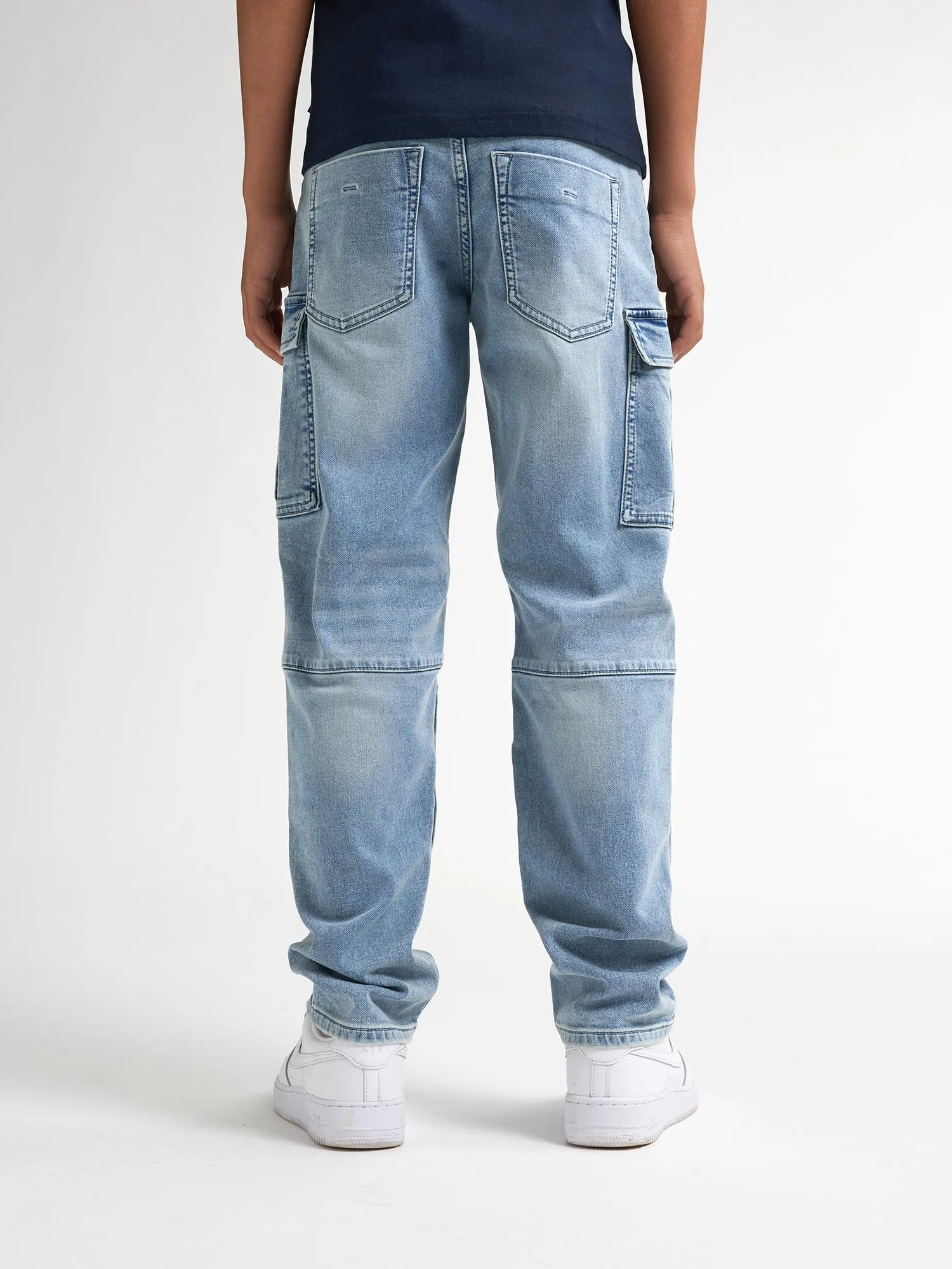 Torino Regular Cargo Denim Iguana