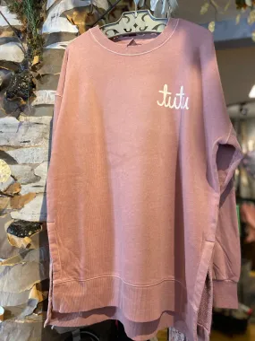 Tutu Adult Oversized Boyfriend Tunic Sweatshirt (2022)