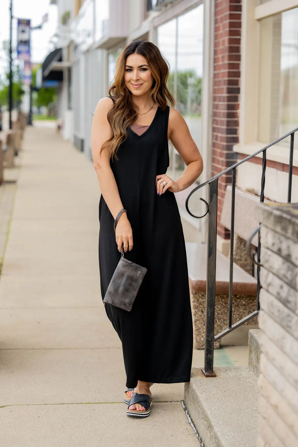 V-Neck Tank Jumpsuit