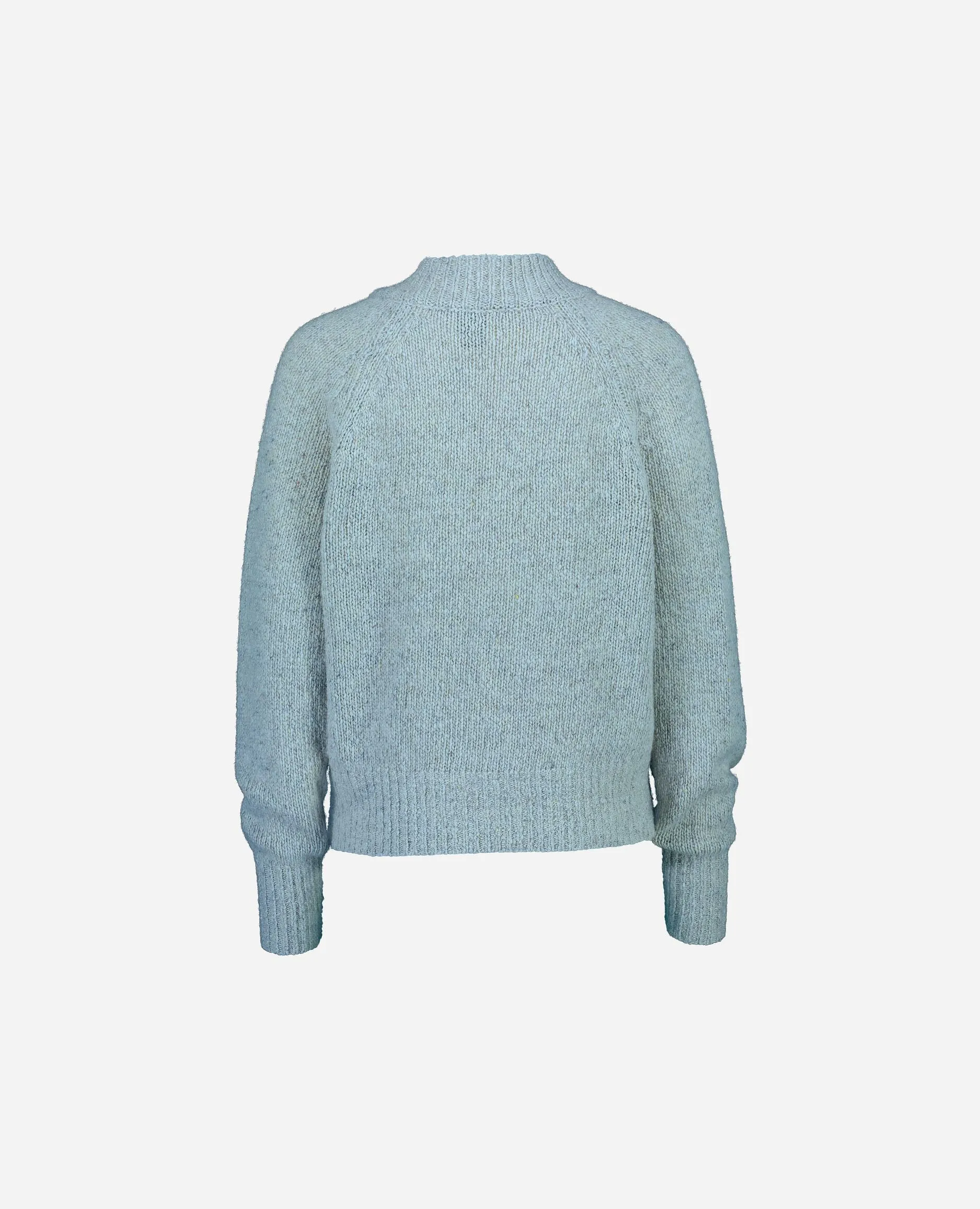 V-Pullover aus Cashmere in Blau