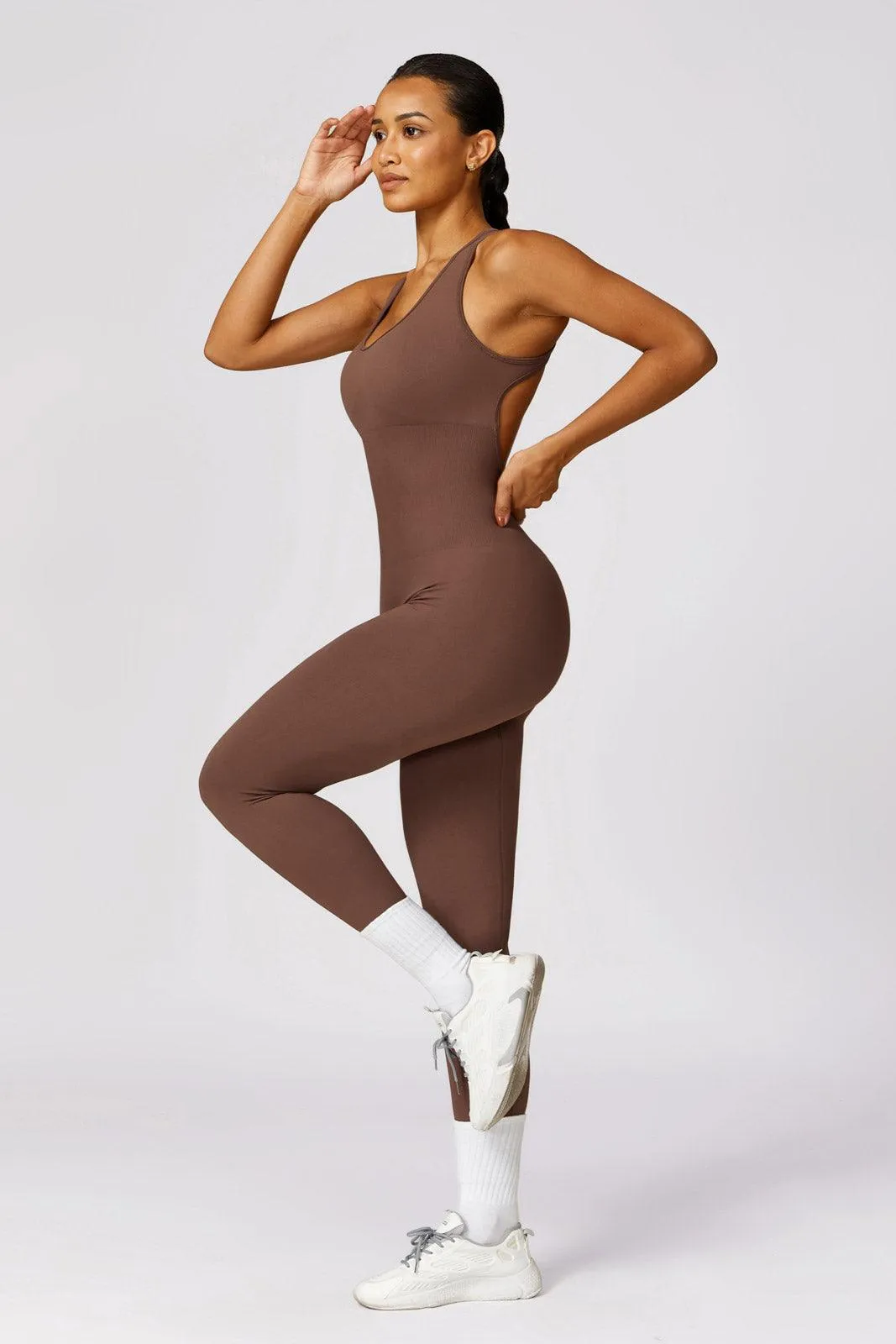 Valerie Jumpsuit - Mocha