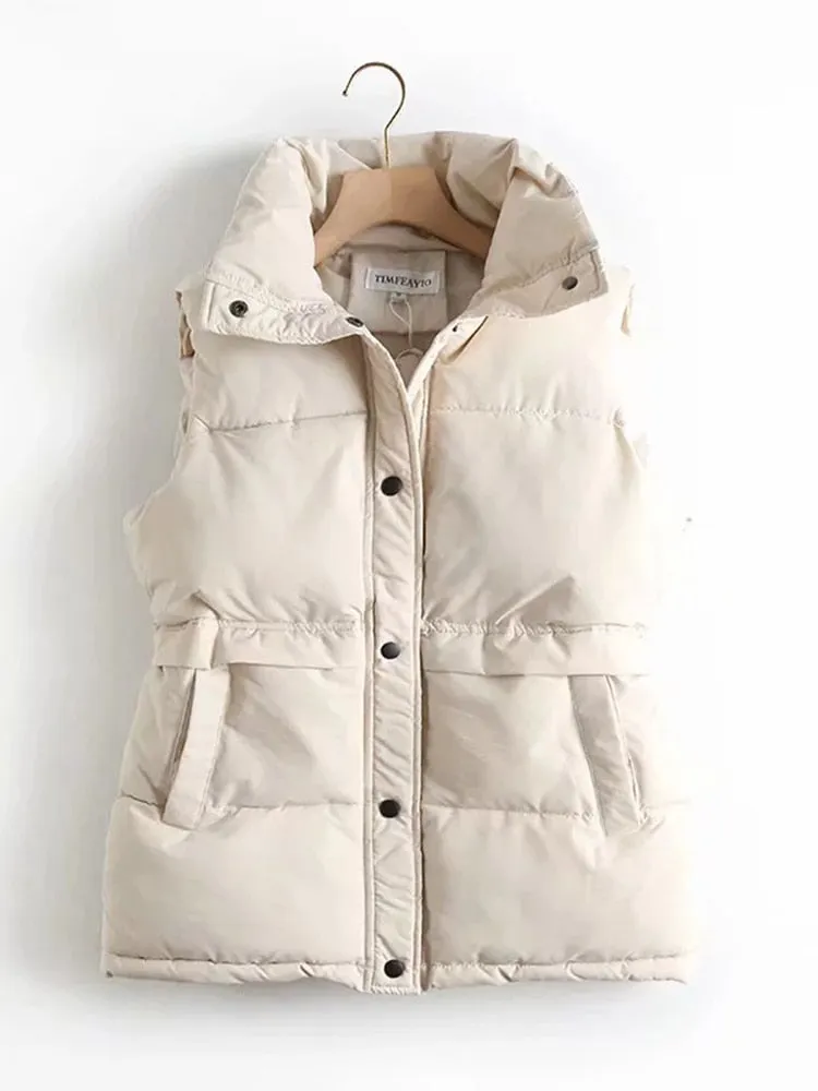 Windbreaker Vest Warm Jackets for Women