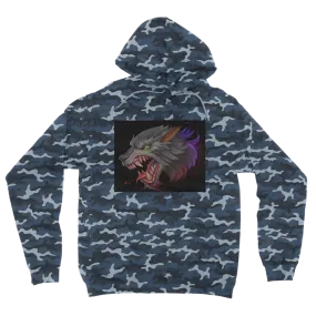 Wolf Camouflage Adult Hoodie