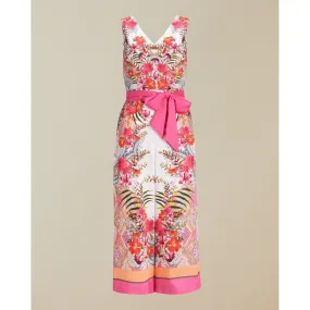 Women Solana-Samba Printed Jumpsuit - Ivory