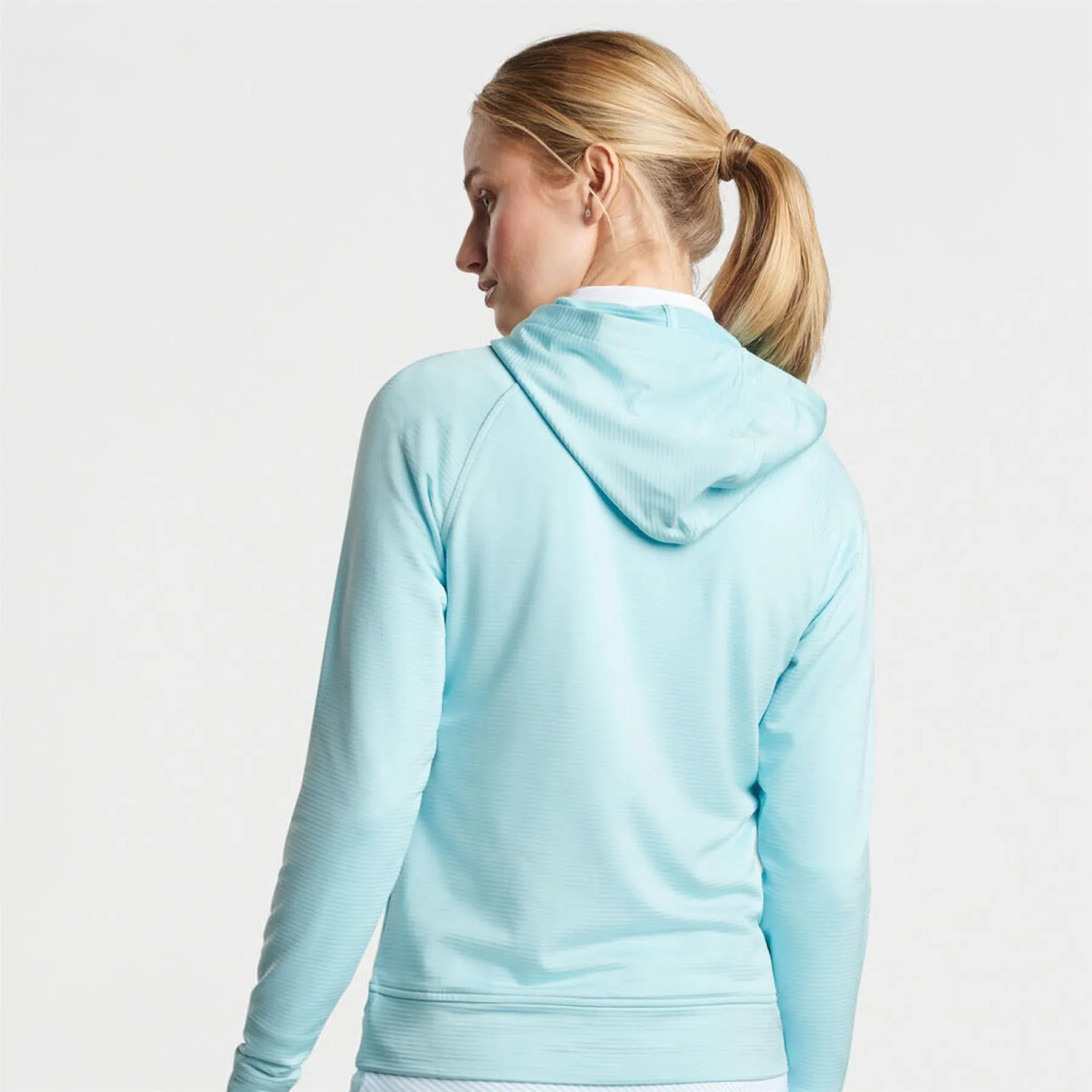 Womens Beaumont Full Zip Hoodie Blue Spruce - AW24